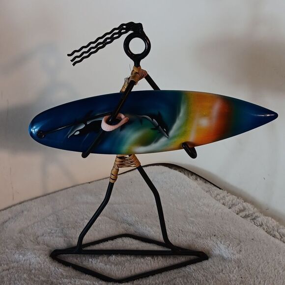 Colorful Surfing Art Sculpture - Picture 5 of 5